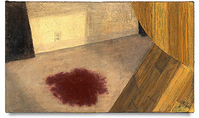 Hqm et la tache de Rortest, peinture, 2002